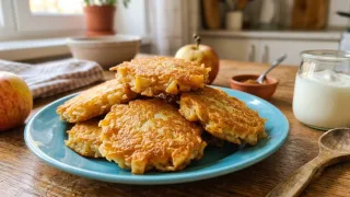Шарлотку больше не пеку: яблочные драники на сковороде — вкуснее любого пирога, а делов на 15 минут
