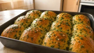 Картофельные пампушки под чесночным соусом: будто из деревенской печи  — к борщу или вместо хлеба