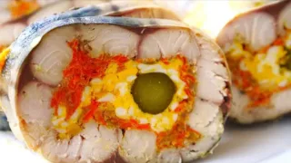 Царский рецепт, рулет из скумбрии
