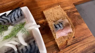 Авторский рецепт - маринованная скумбрия