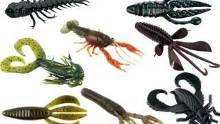 Пассивные приманки - черви,  раки, креатура, слаги