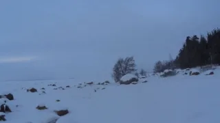 Ловля корюшки, Финский залив, маяк, 05. 02. 2026.