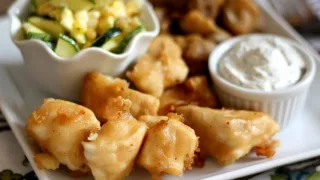 Скумбрия жареная в пивном кляре