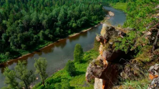 Река Юрюзань Челябинская область