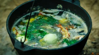 Рыбацкая Уха на костре