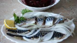 Скумбрия и сельдь домашнего засола