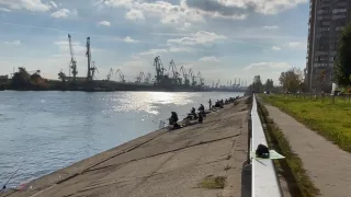 Место для рыбалки Канонерский остров в санкт Петербурге