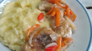Рыба маринованная, жареная