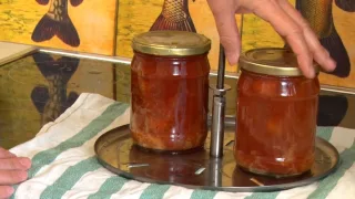 Щука в томатном соусе - в автоклаве