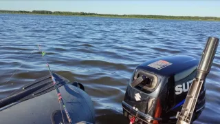 Рыбалка на Волге с лодки. Кольцо донки. 14.07.22.