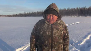 Эбях. Зимняя традиционная ловля рыбы (Часть 1)