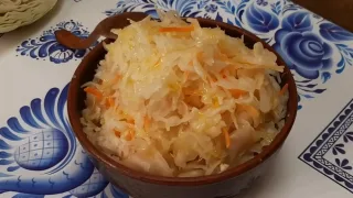 Как вкусно приготовить квашенную капусту
