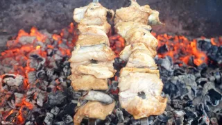 Шашлык из сома