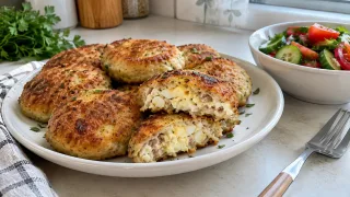 Семья теперь просит такие котлеты вместо мясных: нашла рецепт из баночки консервов и картофельного пюре — бюджетно и очень сытно