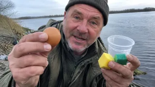 Осенняя насадка из поролона и сырого яйца — не думал, что сработает, пока не вытащил первого леща