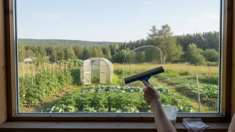 Как помыть окна до блеска без разводов при помощи этого приспособления