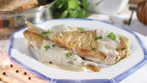 Караси со сметаной