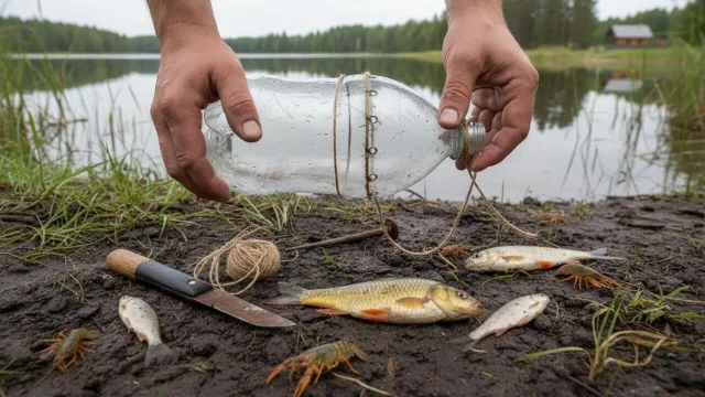 Как сделать мордушку для ловли рыбы и раков из обычной пластикой бутылки
