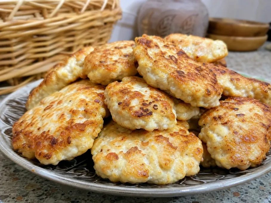 Кидаю резаную курицу на сковороду прямо ложкой — и через 5 минут гора вкуснейших котлет готова