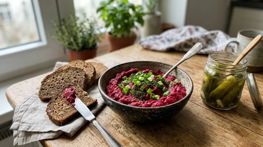 Свекольная икра с маринованным огурчиком: забытая классика из простых продуктов — вкусно хоть на хлеб, хоть к гарниру