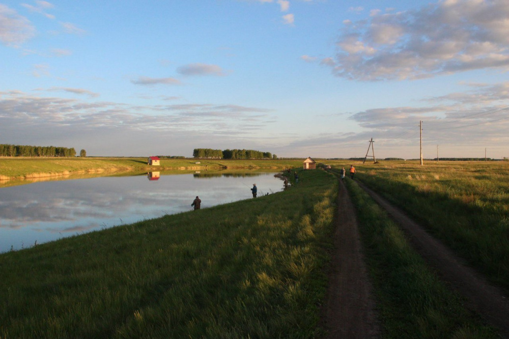 Водоём для рыбалки "Корниловская балка" Омская область